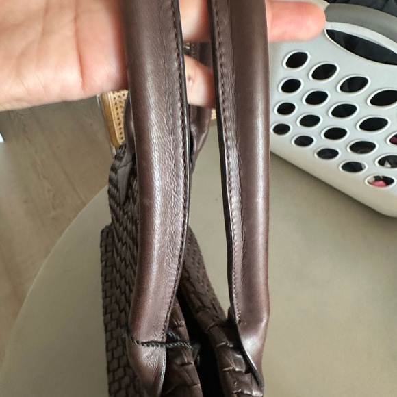 COPY - FALOR leather woven brown bag Italy - Picture 10 of 16